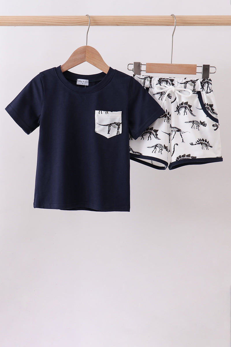 Dino Digger Short Set