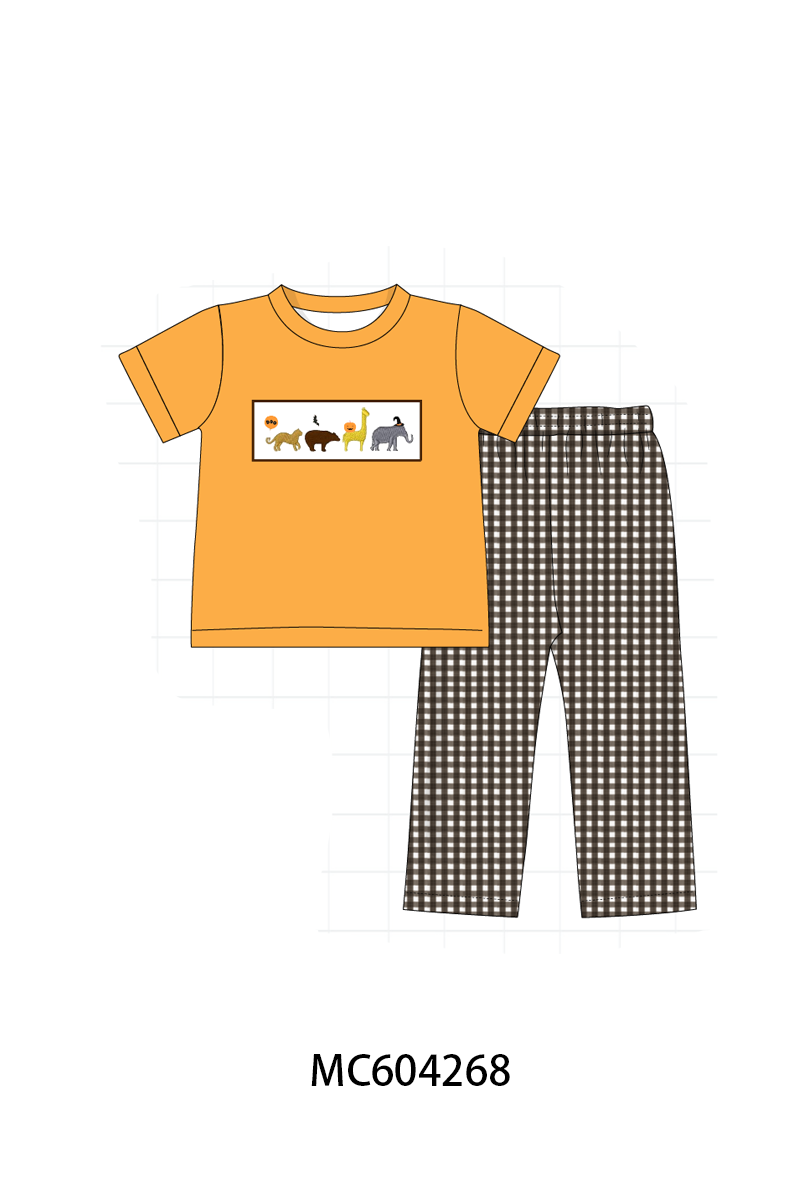 PO86 Halloween zoo embroidery collection 1