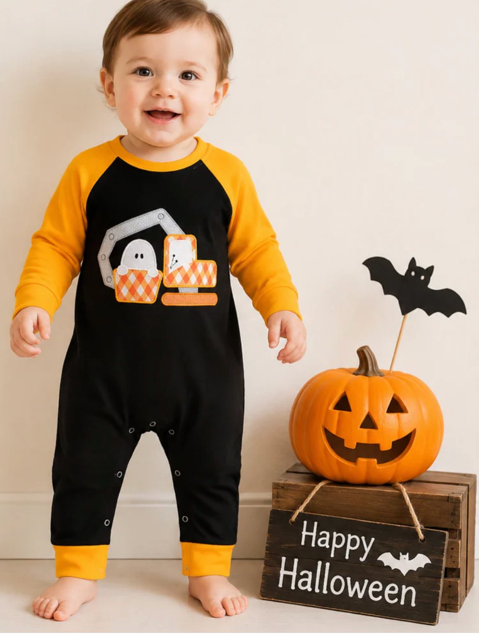 Ghost Construction Romper