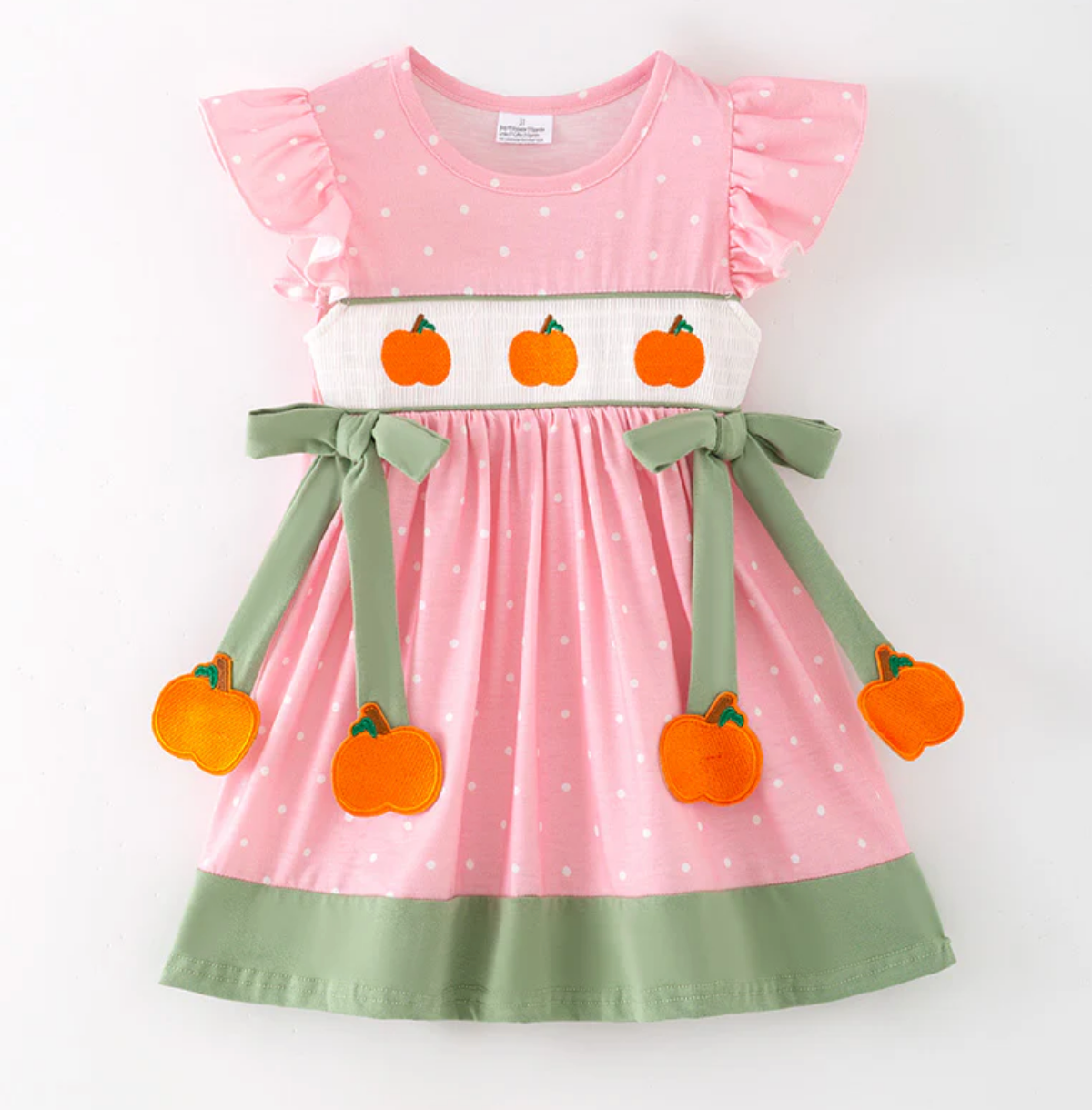 Polka Dot Pumpkin Dress
