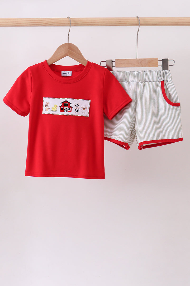 Farm Boys 2 Piece Short Set