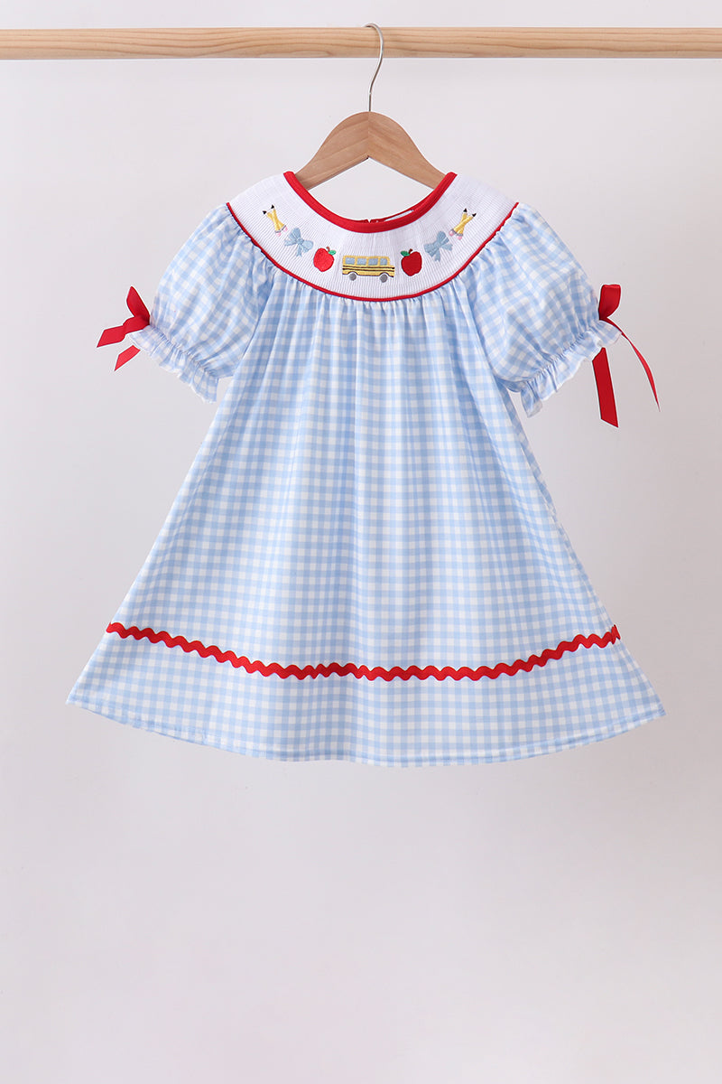 Smocked School Dress