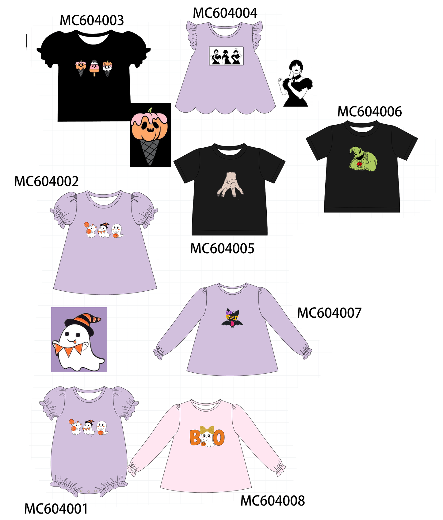 PO86 Halloween embroidery collection 1