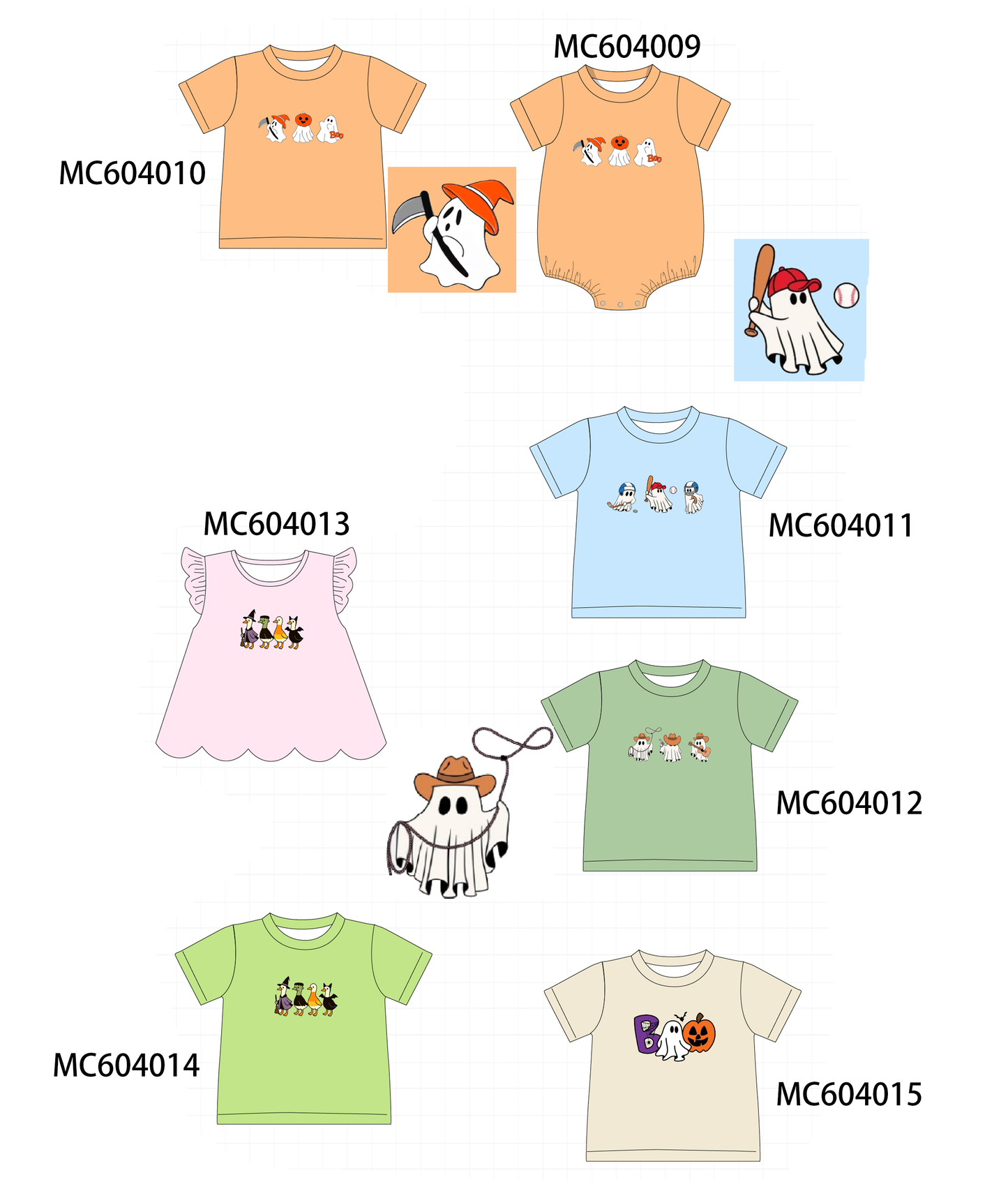 PO86 Halloween embroidery collection 2
