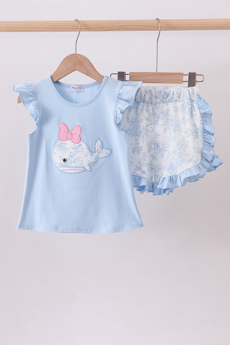Whale Watcher Short Set