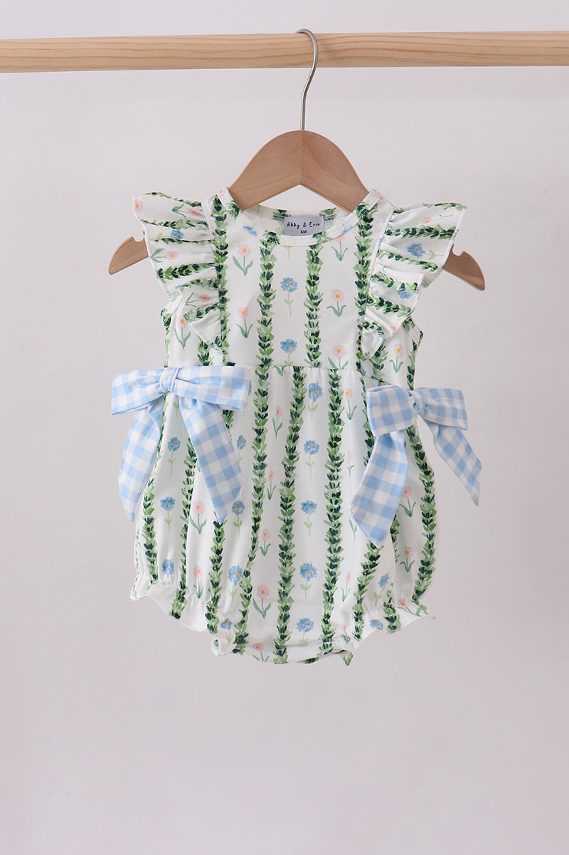 Green Floral Bubble