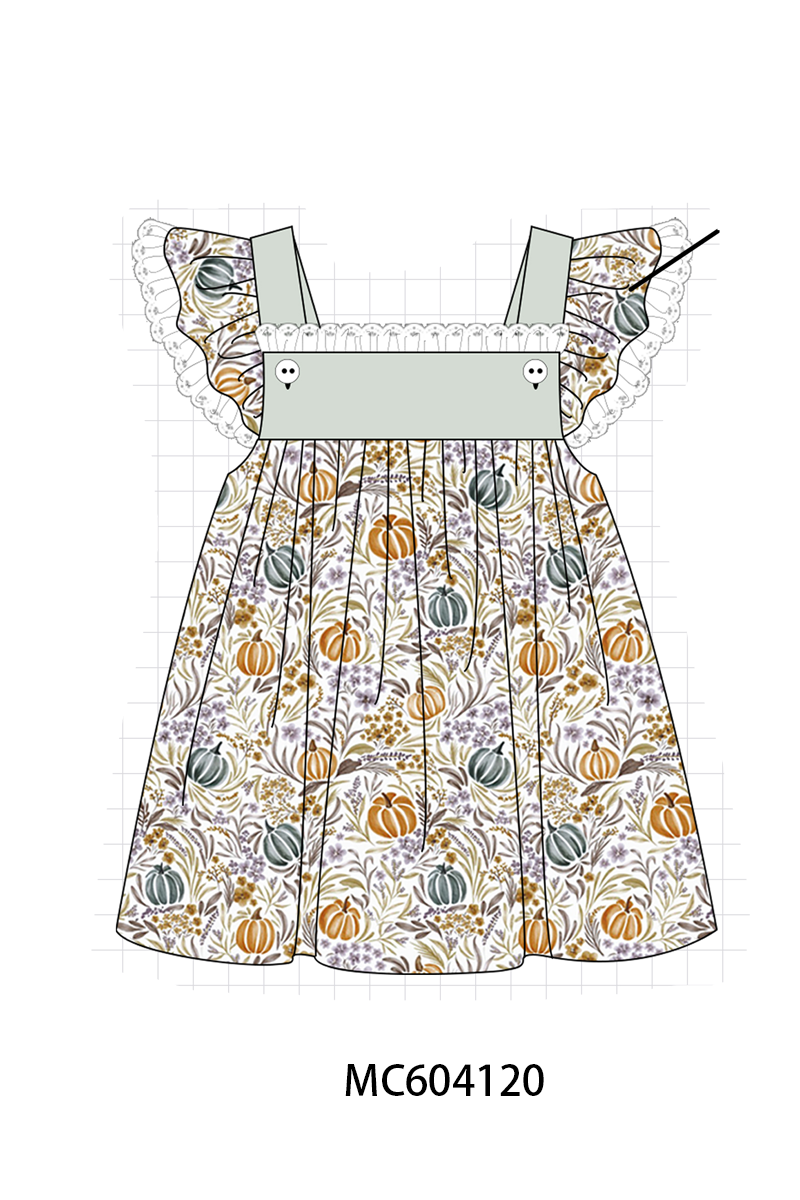 PO86 Sage pumpkin print collection