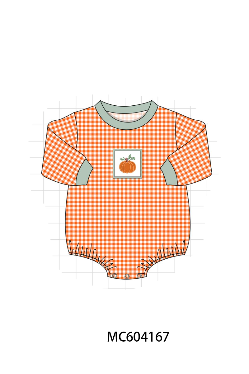 PO86 Pumpkin leaves embroidery collection