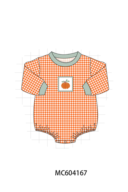 PO86 Pumpkin leaves embroidery collection