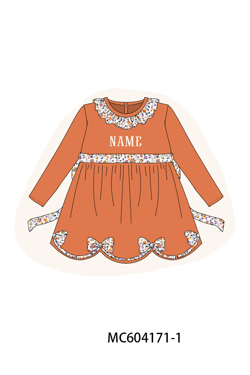 PO86 Floral monogram embroidery collection