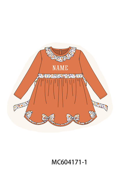 PO86 Floral monogram embroidery collection