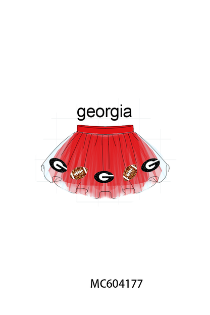PO86 Football sequin skorts collection