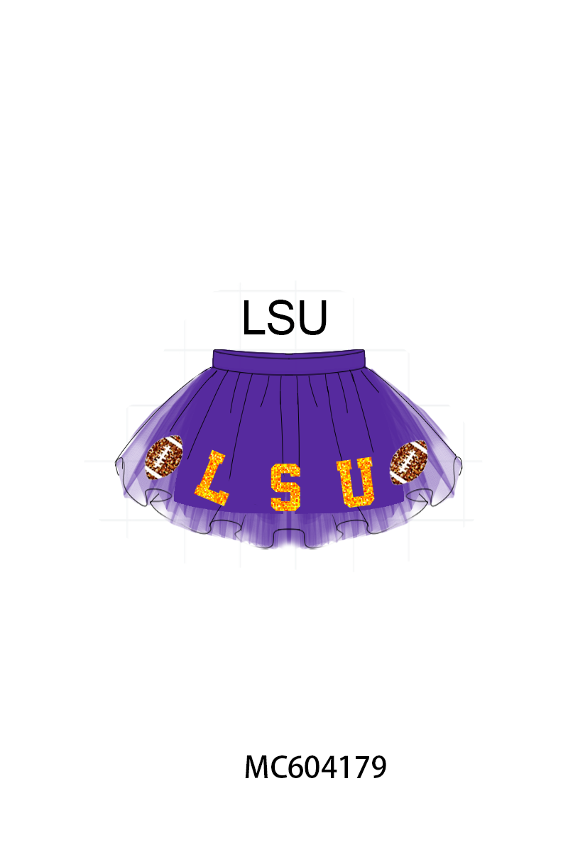 PO86 Football sequin skorts collection