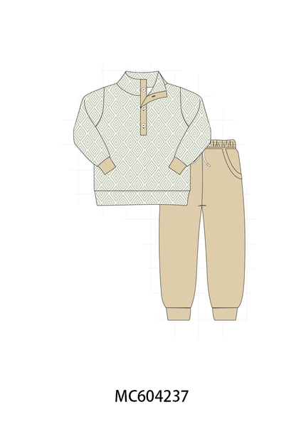 PO86 Life is better on the farm checkered print collection
