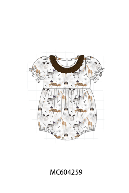 PO86 Halloween zoo embroidery collection 1