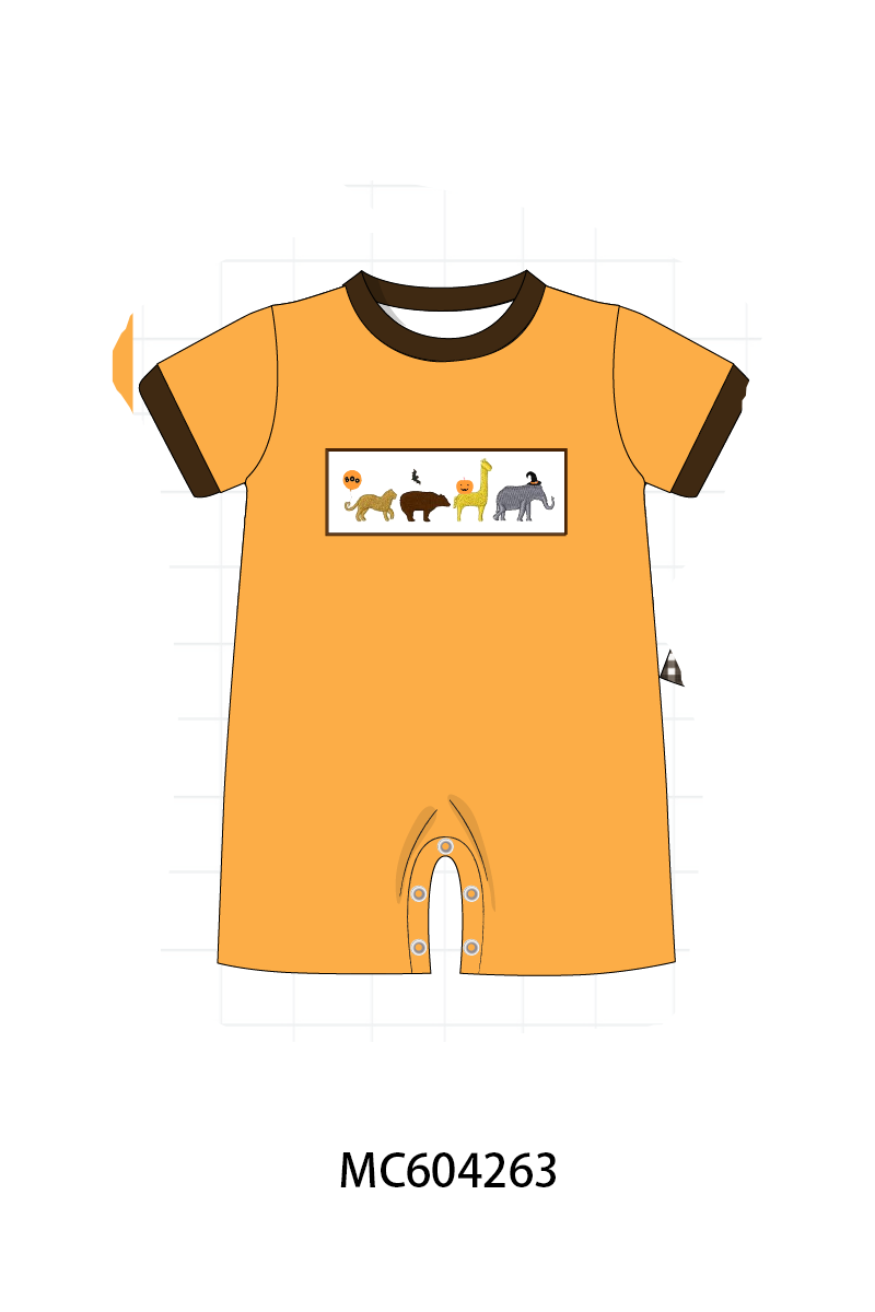 PO86 Halloween zoo embroidery collection 2