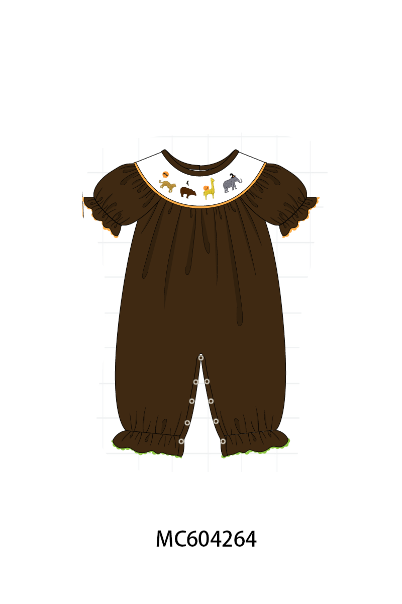 PO86 Halloween zoo embroidery collection 2