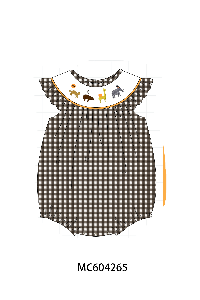PO86 Halloween zoo embroidery collection 2