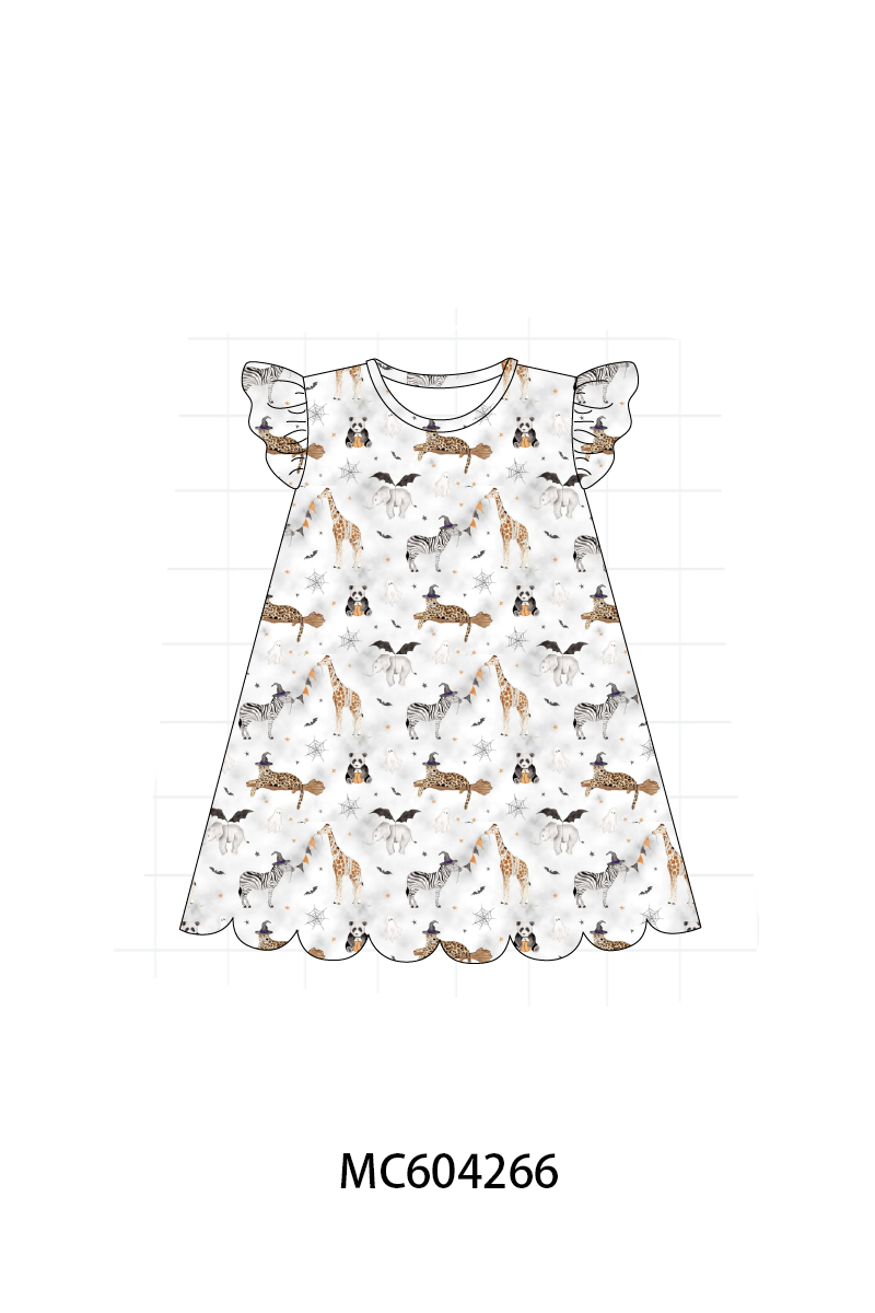 PO86 Halloween zoo embroidery collection 1