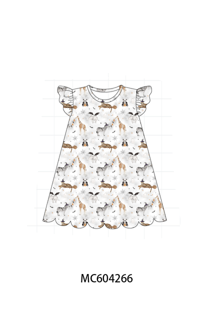 PO86 Halloween zoo embroidery collection 1