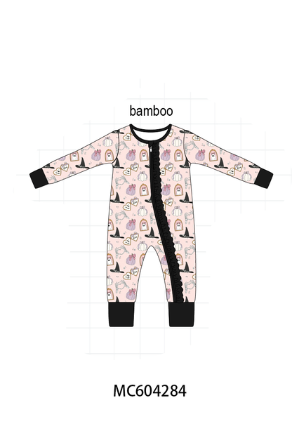 PO86 Purple halloween spooky embroidery collection
