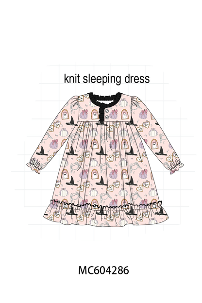PO86 Purple halloween spooky embroidery collection