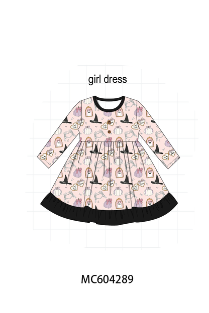 PO86 Purple halloween spooky embroidery collection