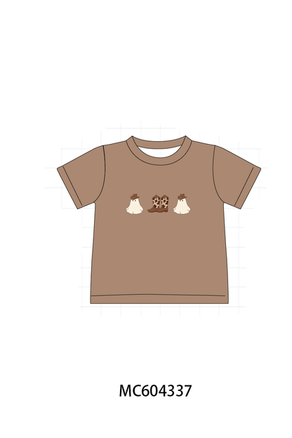PO86 Brown halloween ghost print collection