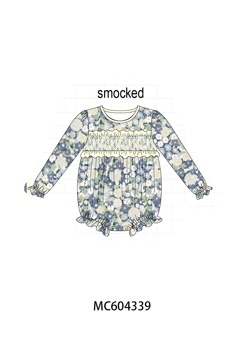 PO86 Vintage floral smocked collection