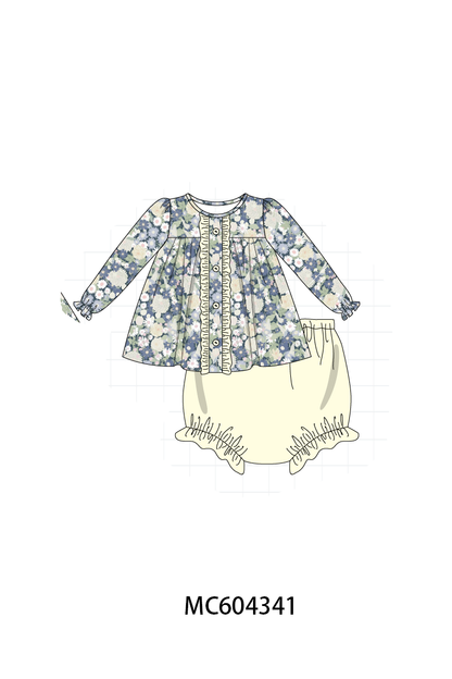 PO86 Vintage floral smocked collection