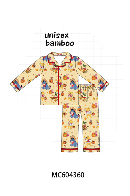 PO86 Orange winnie the halloween print ruffle collection