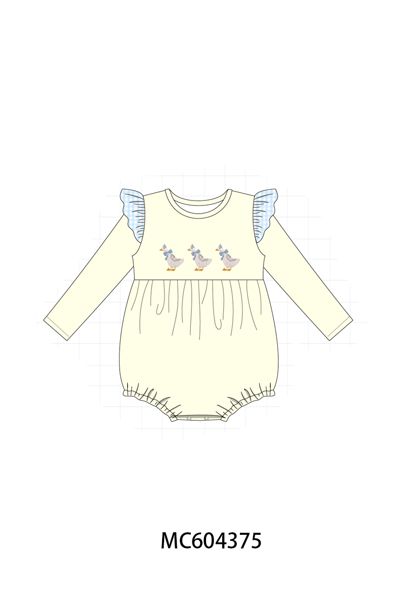 PO86 Beige goose embroidery collection