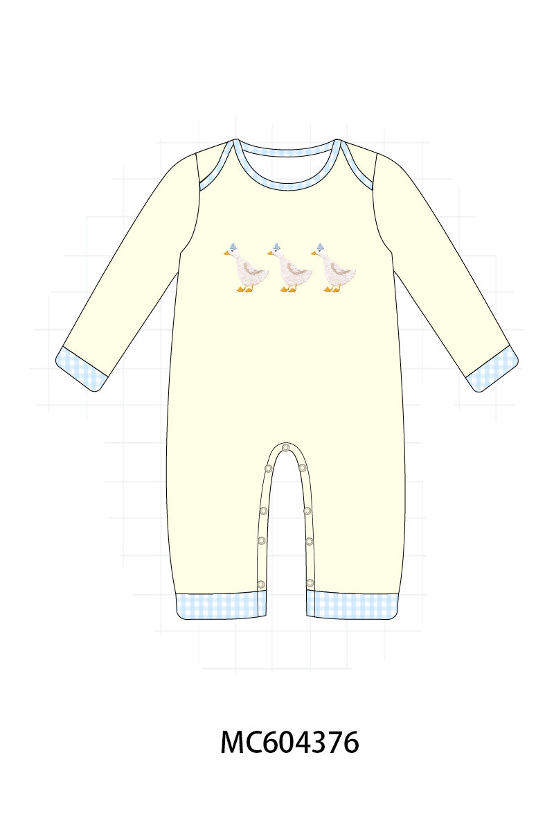 PO86 Beige goose embroidery collection