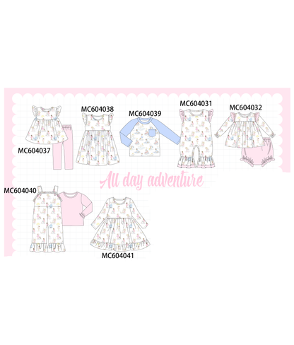 PO86 Pink all day adventure print collection 1