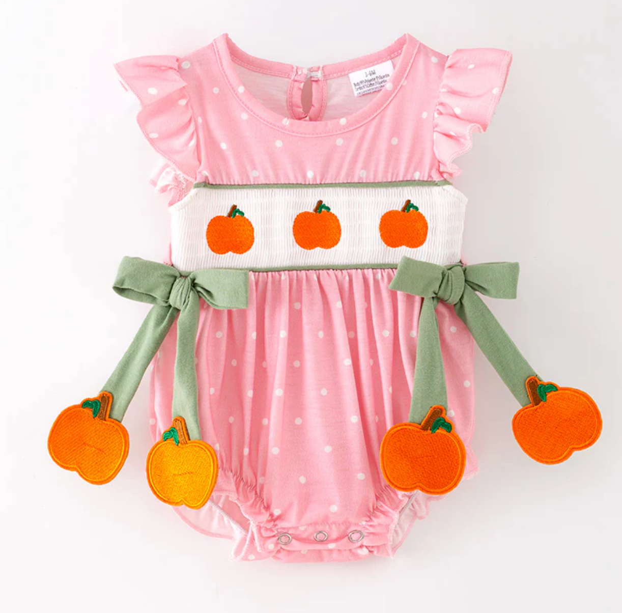 Polka Dot Pumpkin Bubble