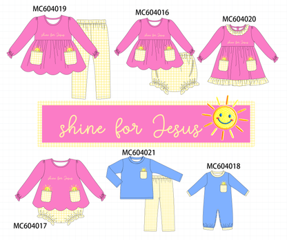 PO86 Shine for jesus embroidery collection